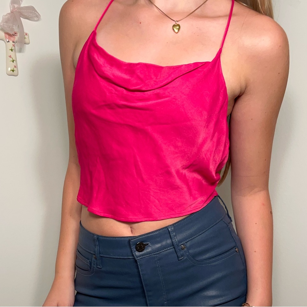 Pink Halter Top